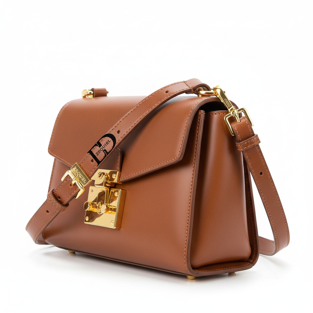 Bolso Hombro Camel - Detalle