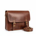 Bolso mensajero de cuero