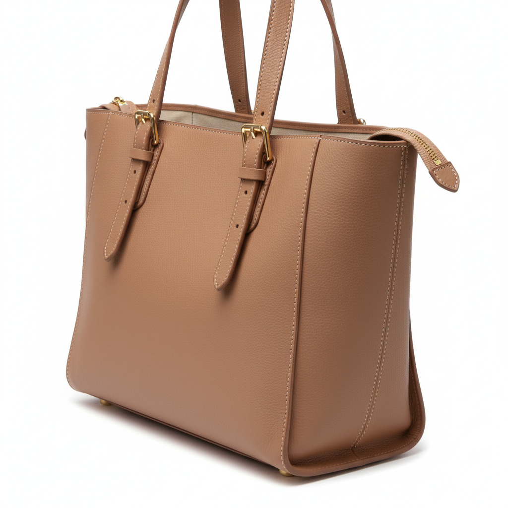 Bolso Tote Beige - Detalle