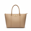 Bolso Tote Beige - Frontal