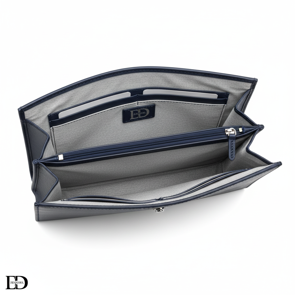 Clutch Azul - Interior