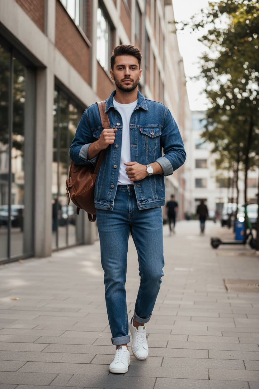 Conjunto Denim Style - Estilo urbano