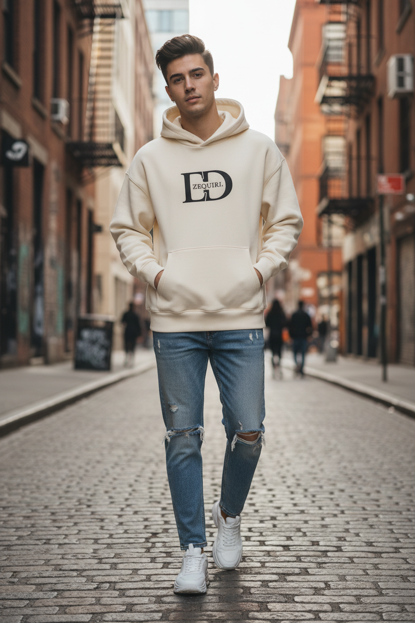 Estilo streetwear casual en la calle